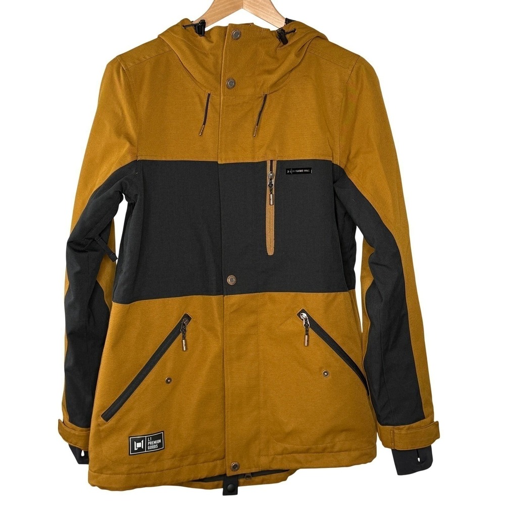 L1 NITRO ANWEN‎ JACKET WOMEN AMBER/BLACK SNOWBOARD JACKET SIZE S